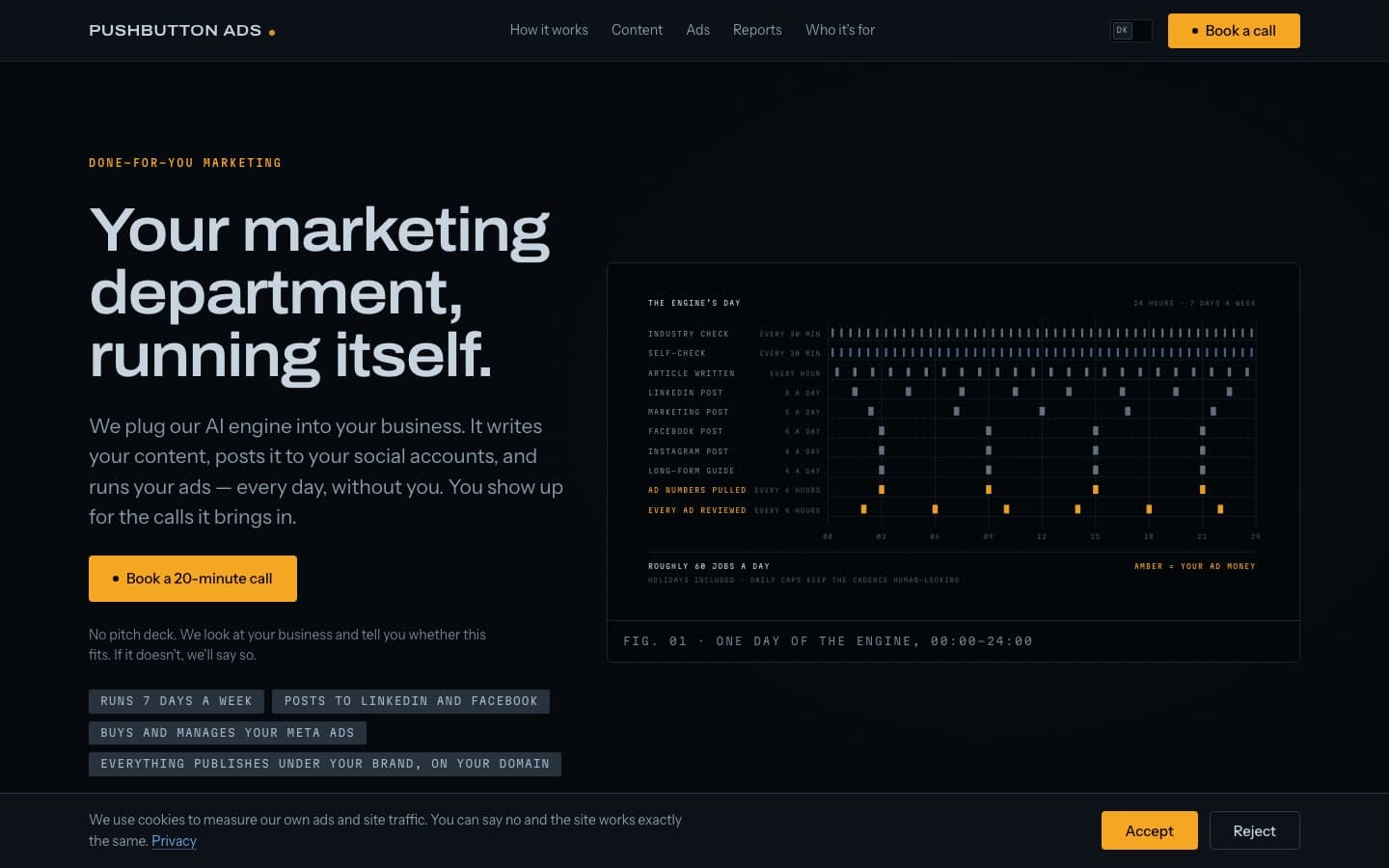 PushButton Ads — home page