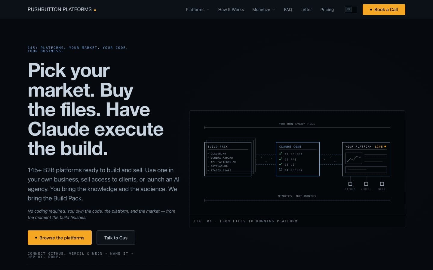 PushButton Platforms — home page